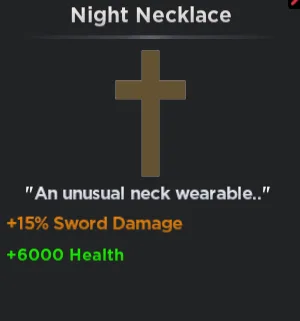 Night Necklace in Haze Seas